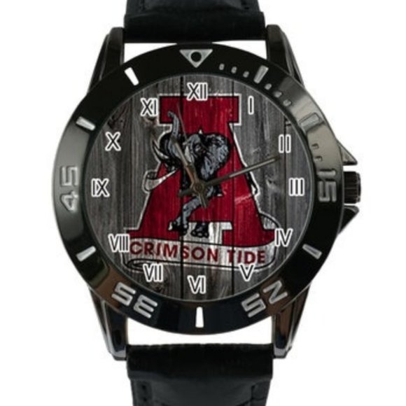 Other - Alabama Crimson Tide Leather Band Watch
